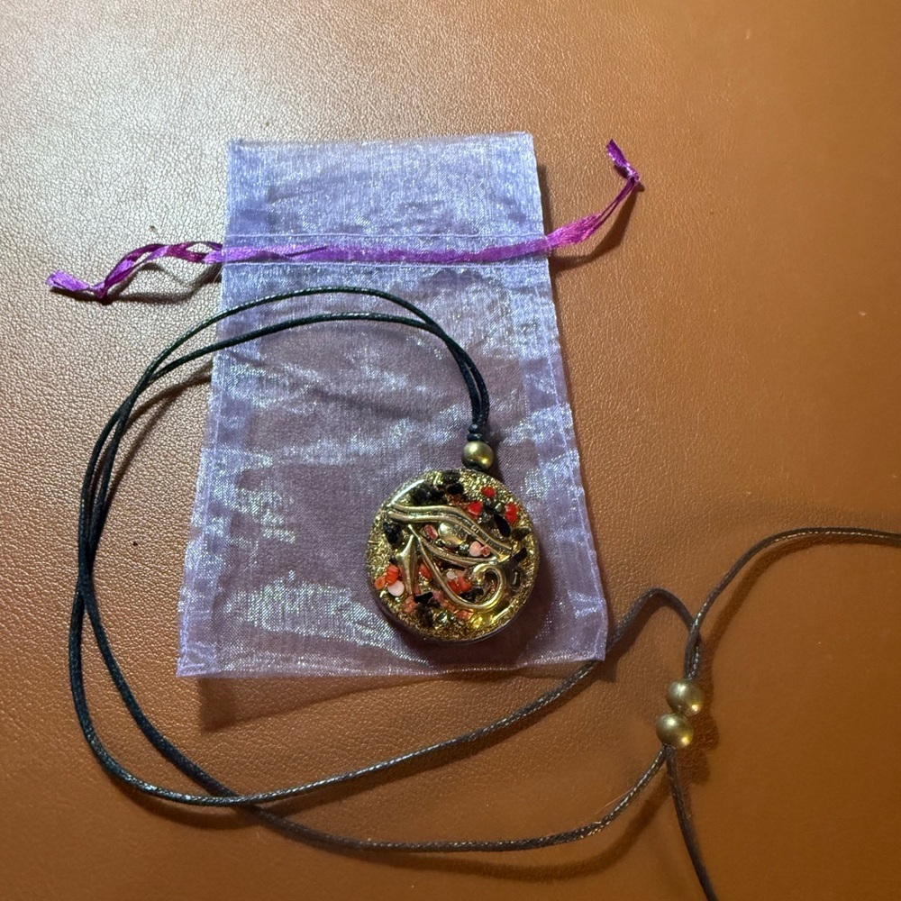 Unique Gold and Black Statement Necklace